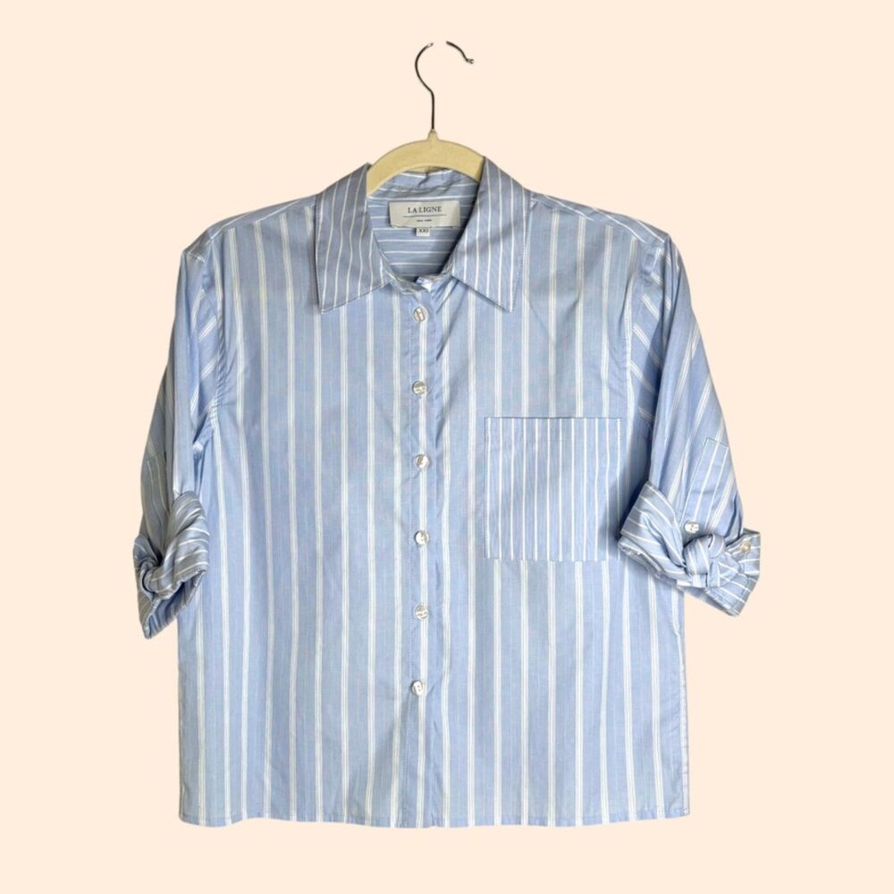 La Ligne Striped Buttondown Shirt - Picture 2 of 7